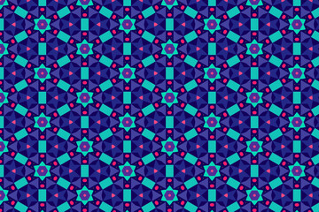 Oriental pattern for textiles, wallpaper, for use in graphics .