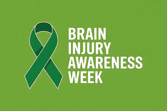 Support Brain Injury Awareness Week A green ribbon symbolizes hope resilience and the fight for better brain injury care