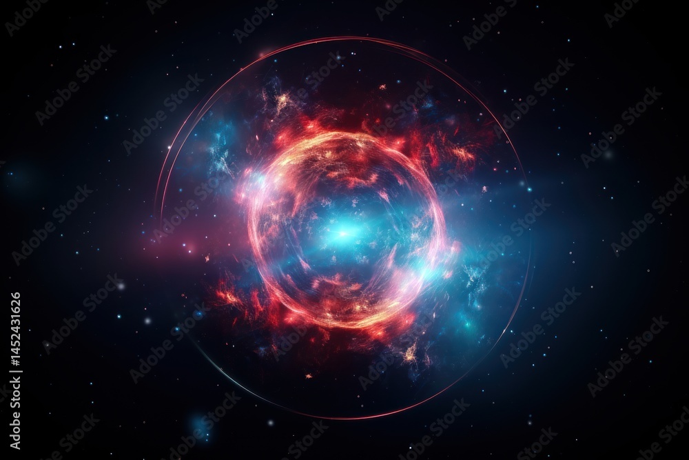 Canvas Prints light particle astronomy universe outdoors.