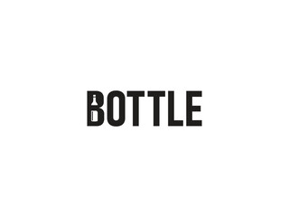 Minimal and professional Bottle wordmark logo design