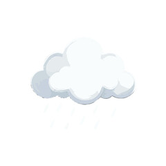 Simple Cartoon Cloud Icon Design