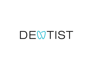 Minimal and professional Dentist wordmark logo design