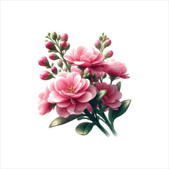 bouquet of pink roses