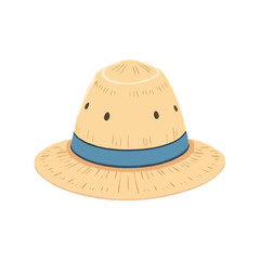 Detailed Strawhat Design Illustration