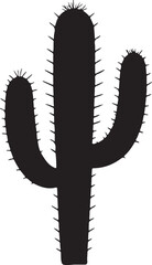 cactus icon vector logo symbol  flower botanical plant garden summer tropical art illustration 