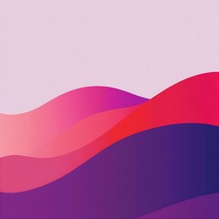 Abstract Colorful Wave Background Design Illustration