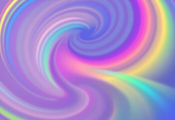 Obraz premium Mesmerizing rainbow swirl, seamless gradient blend creating vibrant abstract art, texture, vibrant colors