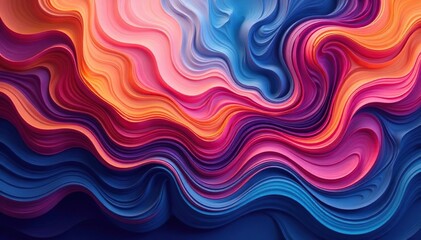 Obraz premium Swirling, organic forms creating an abstract, flowing pattern , brushstrokes, texture