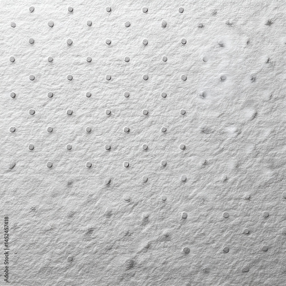 Poster textured surface with dots pattern