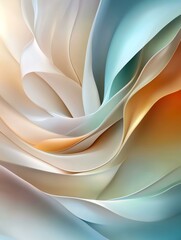 A captivating abstract swirl of soft colors and gentle curves, perfect for backgrounds.