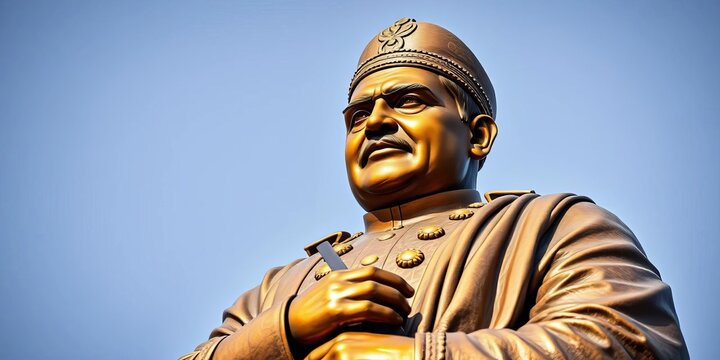 Majestic bronze statue of Netaji Subhas Chandra Bose, bronze, freedom fighter