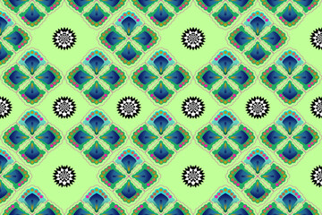 Seamless pattern, peacock wallpaper