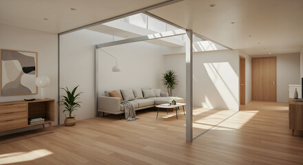 Modern Interior Design Blending Natural Light And Minimalist Aesthetic for Comfortable Living