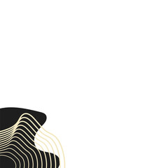 Waves Lines Corner Abstract Elegant