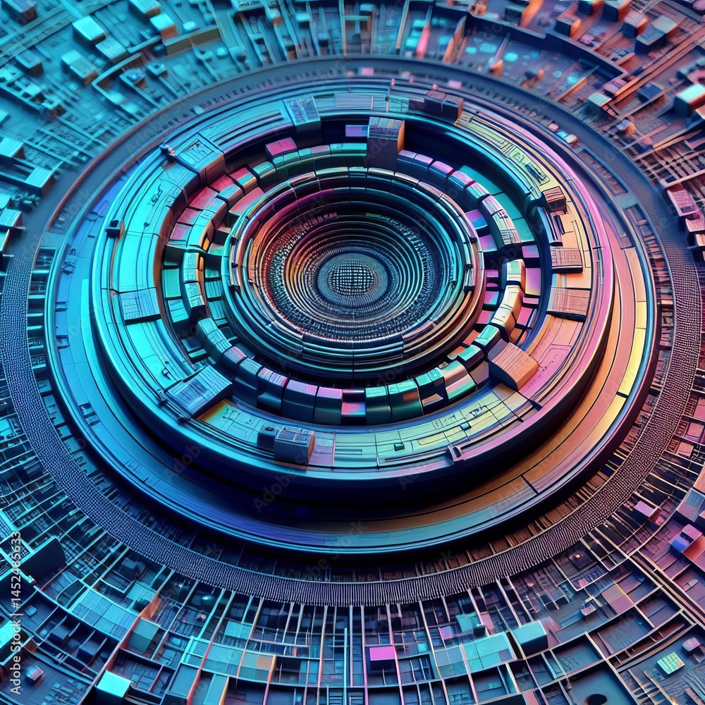 Wall mural atomic scale defect map of a semiconductor wafer