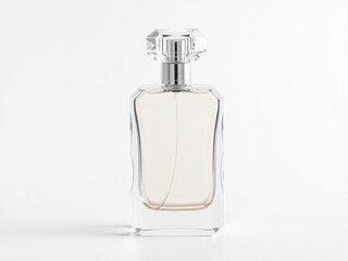 A modern minimalist interior scene with a blank square wooden frame leaning against a white wall. Soft natural sunlight enters through large window panes on the left