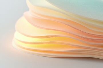 Multi-Layered Paper Spiral with Soft Lighting