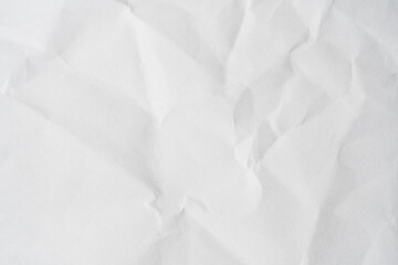 Recycle crumpled of white paper with copy space for add text.