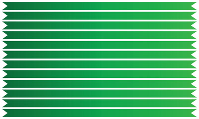 green ribbon pattern vector with white background