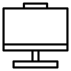 screen monitor icon design for graphic designer