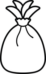 vector illustration of an apple with leaf