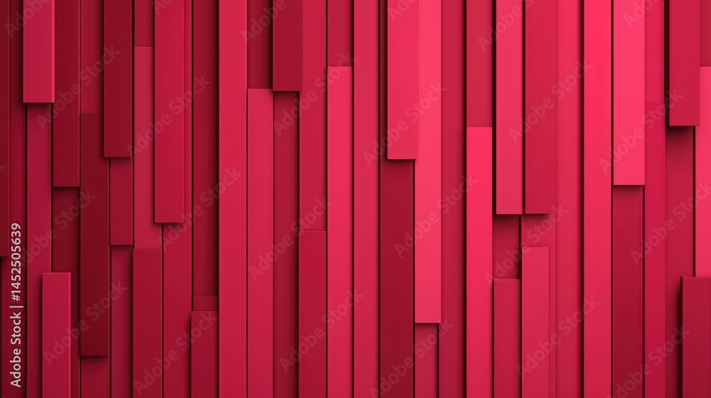 Aufkleber abstract red background with rectangular panels in varying heights