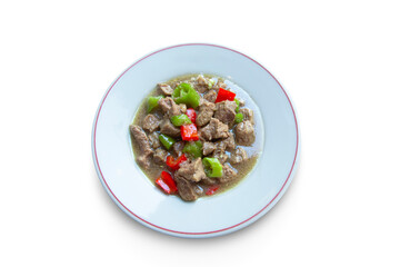 Saute meat