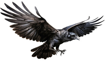Black Raven Bird