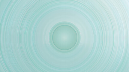 Aqua Vortex: Abstract artistic image featuring concentric circular patterns in shades of aqua and white, creating a sense of depth and movement, conveying a sensation of flow and dynamic energy.
