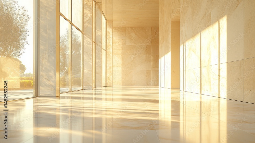 Poster a bright and airy space features expansive windows allowing sunlight to flood in, highlighting the s