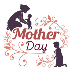 Happy Mother's Day Floral Art