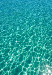Clear Turquoise Water Surface Texture Background