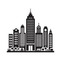 Obraz premium city skyline vector