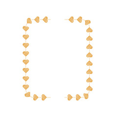 Love Shape Lines Pattern