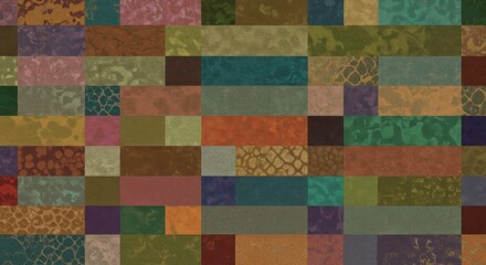 Abstract Geometric Texture with Earthy Tones
