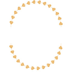 Love Shape Lines Pattern