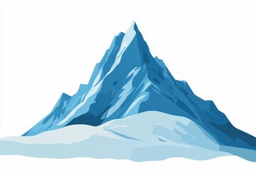 Stunning mountain graphic layout for advertising showcasing natural beauty and adventure
