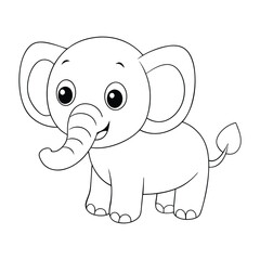 sheep cartoon coloring page