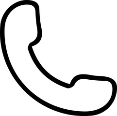 Phone Receiver – Telephone contact icon