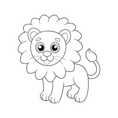sheep cartoon coloring page