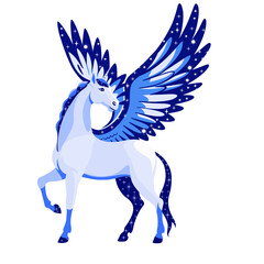 Illustration Of A Pegasus