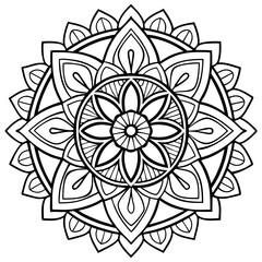 Hand-drawn mandala designs are intricate circular patterns that represent unity and balance. Created with detailed lines and shapes, they reflect mindfulness, creativity, and spiritual symbolism.