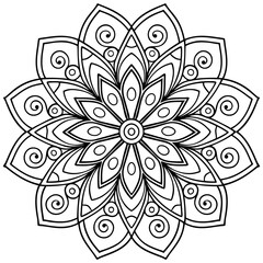Hand-drawn mandala designs are intricate circular patterns that represent unity and balance. Created with detailed lines and shapes, they reflect mindfulness, creativity, and spiritual symbolism.