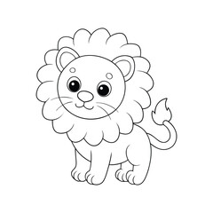 sheep cartoon coloring page