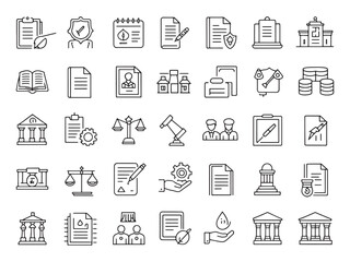 Legal Contracts Icon Ensuring Clarity and Compliance.eps