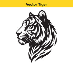Fototapeta premium Vector Tiger.