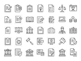 Legal Contracts Icon Essential for Business Success.eps