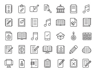 Lesson Notes Icon for Effective Learning.eps