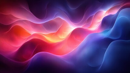 Obraz premium Abstract vibrant flowing colorful waves background