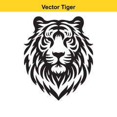 Fototapeta premium Vector Tiger.